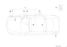 E39 523i M52 Sedan / Audio Navigation Electronic Systems/  Alarm System-3