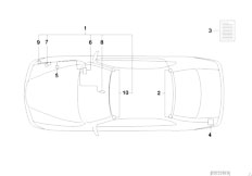 E39 535i M62 Sedan / Audio Navigation Electronic Systems/  Alarm System-4