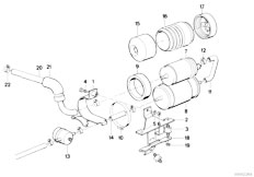 E30 M3 S14 Cabrio / Fuel Supply Fuel Supply Pump Filter