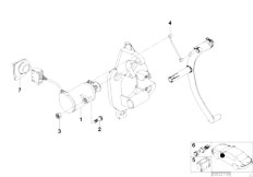 E46 320d M47 Touring / Pedals Acc Pedal Acceler Pedal Assy Potentiom