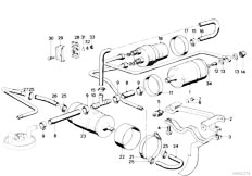 E12 518i M10 Sedan / Fuel Supply Fuel Pump Fuel Filter