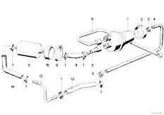 E21 323i M20 Sedan / Fuel Supply/  Fuel Supply Filter Accumulator-2