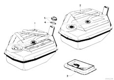 E12 525 M30 Sedan / Fuel Supply Fuel Tank Attaching Parts