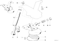 E34 525i M20 Sedan / Engine/  Lubrication System Oil Pump With Drive