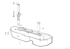 E30 325ix M20 4 doors / Fuel Supply Fuel Tank Fuel Feed-4