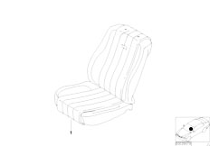 E85 Z4 M3.2 S54 Roadster / Seats/  Sheepskin Seatvest