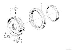 E12 525 M30 Sedan / Manual Transmission/  Getrag 265 5 Synchron Reverse Gear