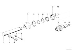 E12 528i M30 Sedan / Manual Transmission/  Getrag 262 Synchron Reverse Gear