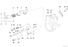 E34 M5 3.8 S38 Sedan / Manual Transmission/  Getrag 280 Inner Gear Shifting Parts