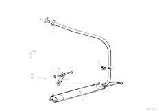 ISE 300 1 Zyl Sedan / Exhaust System Exhaust System