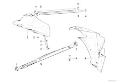 E36 325td M51 Sedan / Fuel Supply/  Expansion Tank Tubing