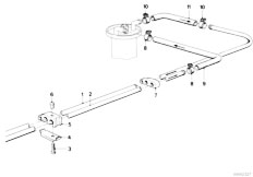 E30 M3 S14 Cabrio / Fuel Supply Fuel Supply Tubing