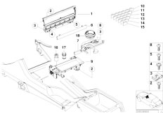 E39 520d M47 Touring / Vehicle Trim/  Instrument Panel Of Center Console