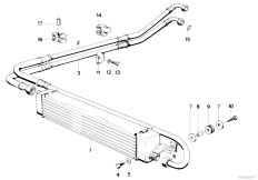 E30 325ix M20 4 doors / Radiator/  Engine Oil Cooling