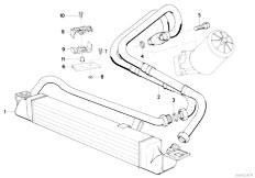 E34 M5 S38 Touring / Radiator Engine Oil Cooling