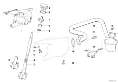 E30 325ix M20 4 doors / Engine Lubrication System Oil Pump With Drive