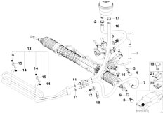 E36 325tds M51 Sedan / Steering/  Hydro Steering Oil Pipes