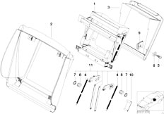 E38 L7 M73N Sedan / Seats Rear Panel Seat Video