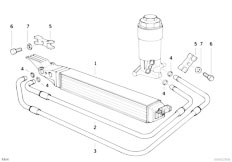 E34 525td M51 Touring / Radiator/  Engine Oil Cooling