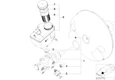 E46 M3 S54 Cabrio / Brakes/  Brake Master Cylinder Dsc