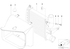 E39 525tds M51 Sedan / Radiator Charge Air Cooling