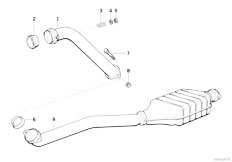 E34 525tds M51 Touring / Exhaust System Diesel Catalyst