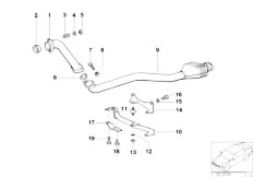 E36 325tds M51 Touring / Exhaust System/  Diesel Catalyst-2