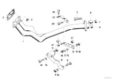 E30 318i M10 4 doors / Exhaust System/  Exhaust Pipe Front