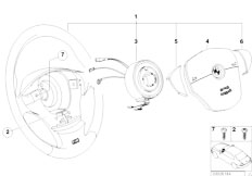 Z3 Z3 1.9 M44 Roadster / Steering/  M Sports Steer Wheel Airbag Leather