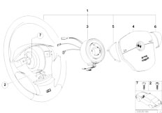 Z3 Z3 2.8 M52 Coupe / Steering/  M Sports Steer Wheel Airbag Leather