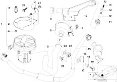 E38 728i M52 Sedan / Engine Emission Control Air Pump