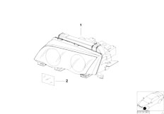 E46 M3 CSL S54 Coupe / Lighting/  Headlight