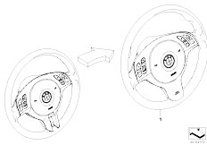 E39 525i M54 Sedan / Steering/  Modificat Strng Whl Mfl Sport M Sport