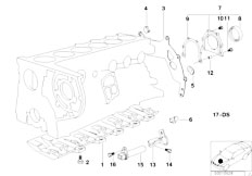 E39 525tds M51 Touring / Engine/  Engine Block Mounting Parts