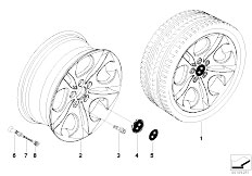 E85 Z4 3.0i M54 Roadster / Wheels Bmw La Wheel Ellipsoid Styling 107