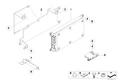 E85 Z4 3.0i M54 Roadster / Communication Systems/  Single Parts Sa 638 Trunk