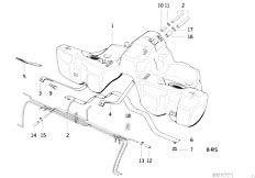 E31 850Ci M70 Coupe / Fuel Supply/  Plastic Fuel Tank