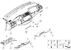 E53 X5 3.0d M57 SAV / Vehicle Trim/  Trim Panel Dashboard