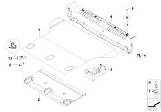 E46 316ti N46 Compact / Vehicle Trim/  Trim Panel Trunk Floor