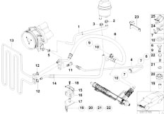 E39 525tds M51 Touring / Steering Hydro Steering Oil Pipes
