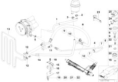 E39 525tds M51 Sedan / Steering/  Hydro Steering Oil Pipes