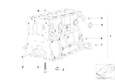 E46 318i M43 Sedan / Engine/  Engine Block