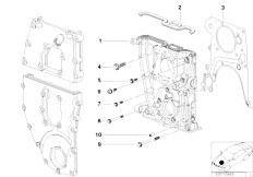 Z3 Z3 1.9 M43 Roadster / Engine/  Timing Case