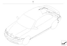 E46 320td M47N Compact / Vehicle Trim Retrofit Kit M Aerodyn Package