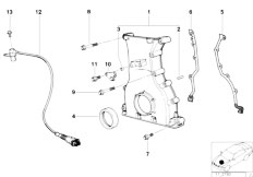 E36 M3 3.2 S50 Cabrio / Engine/  Timing Case