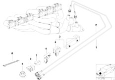 E36 M3 3.2 S50 Sedan / Engine/  Lambda Probe Fixings