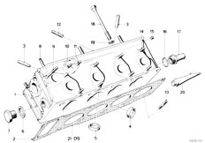 E30 316 M10 4 doors / Engine/  Cylinder Head