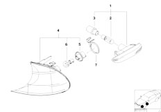 E46 M3 CSL S54 Coupe / Lighting/  Front Front Lateral Turn Indicator
