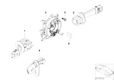 E53 X5 4.4i M62 SAV / Vehicle Electrical System/  Steering Column Switch