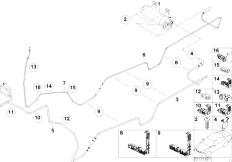 E53 X5 4.6is M62 SAV / Fuel Supply/  Fuel Pipes And Fuel Filters